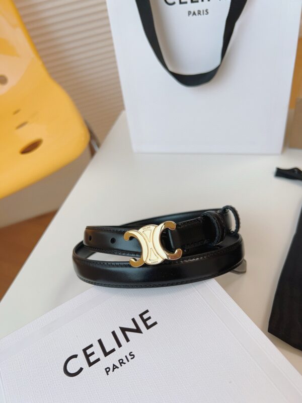 CELINE LOGO belt 18mm