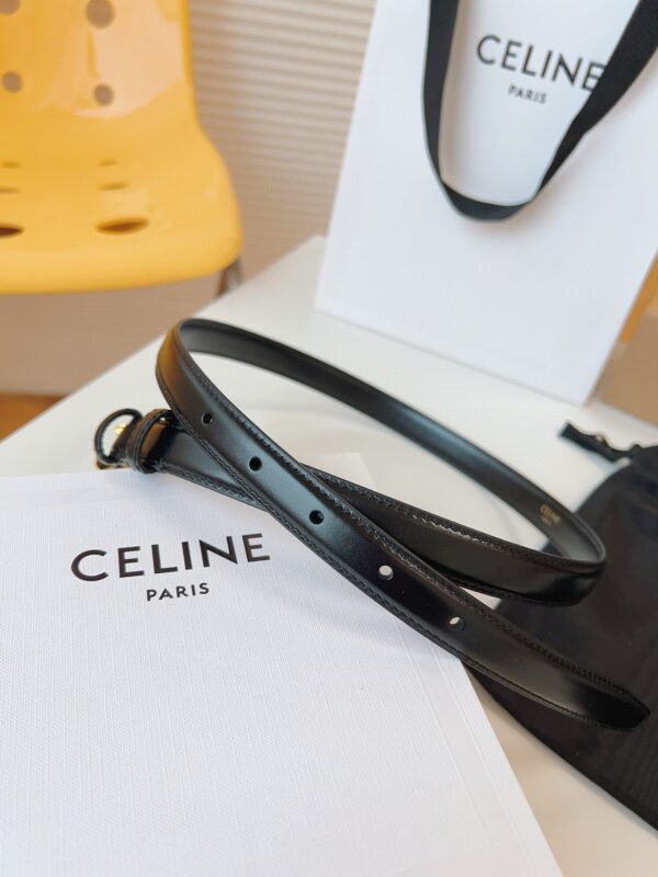 CELINE LOGO belt 18mm