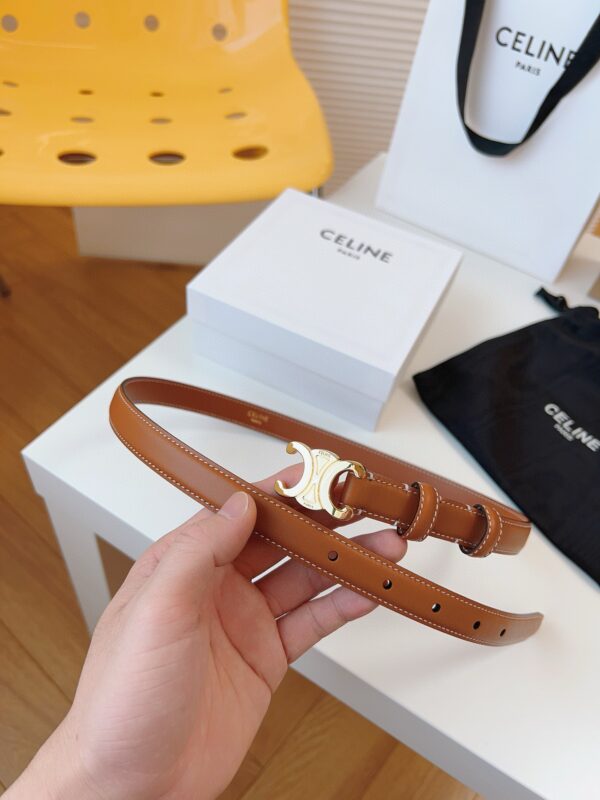 CELINE LOGO belt 18mm