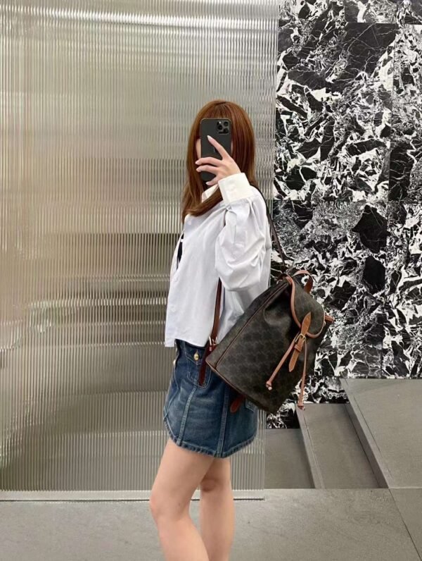 CELINE TRIOMPHE CANVAS knapsack