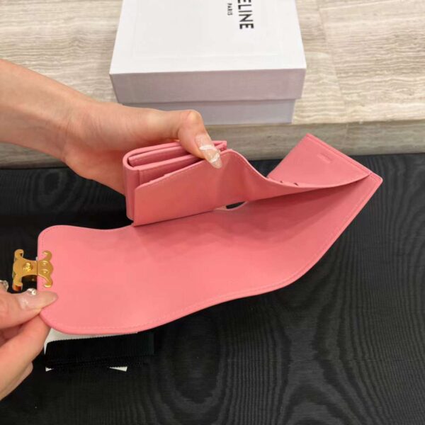 CELINE NEW Triumphal Arch logo wallet