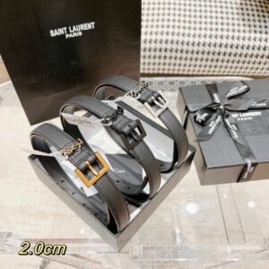 YSL  MONOGRAM LOGO belt