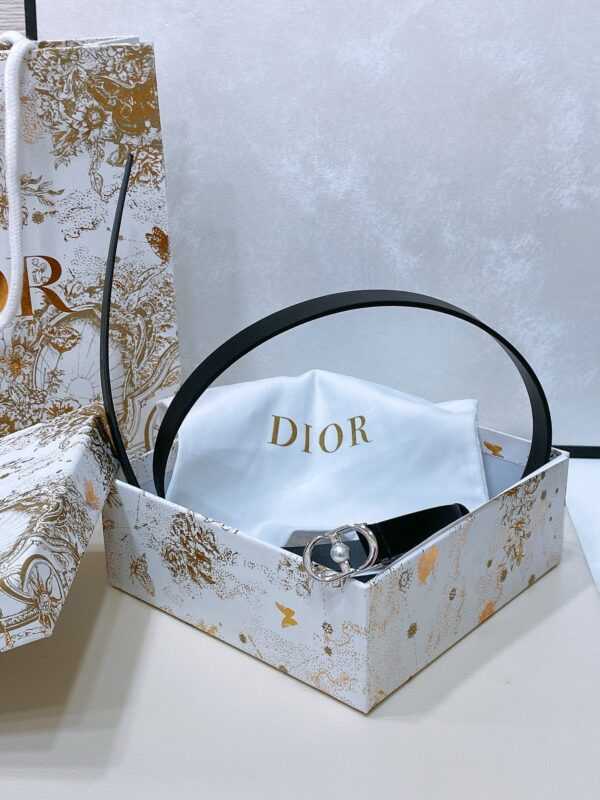 DIOR MONTAIGNE JOLIE BELT logo 1.5cm