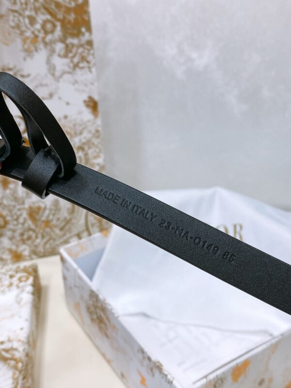 DIOR MONTAIGNE JOLIE BELT logo 1.5cm
