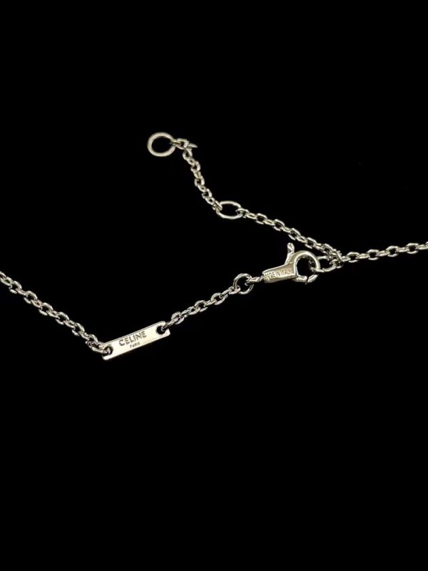 CELINE Necklace full of diamond logo