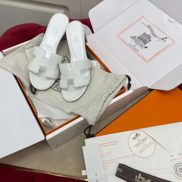 HERMES H LOGO sandal