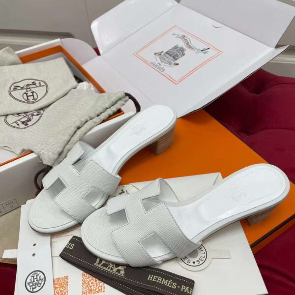 HERMES H LOGO sandal