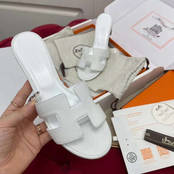 HERMES H LOGO sandal