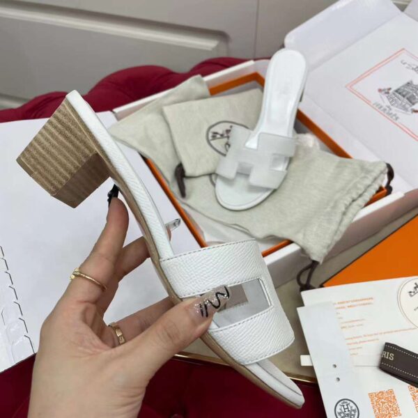 HERMES H LOGO sandal