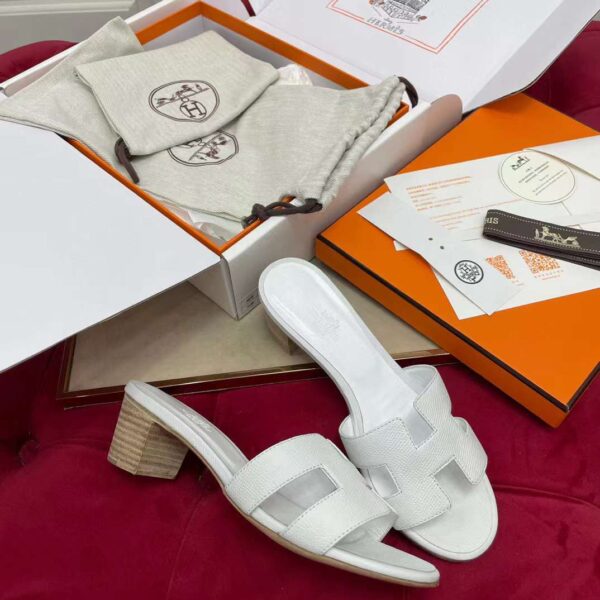 HERMES H LOGO sandal