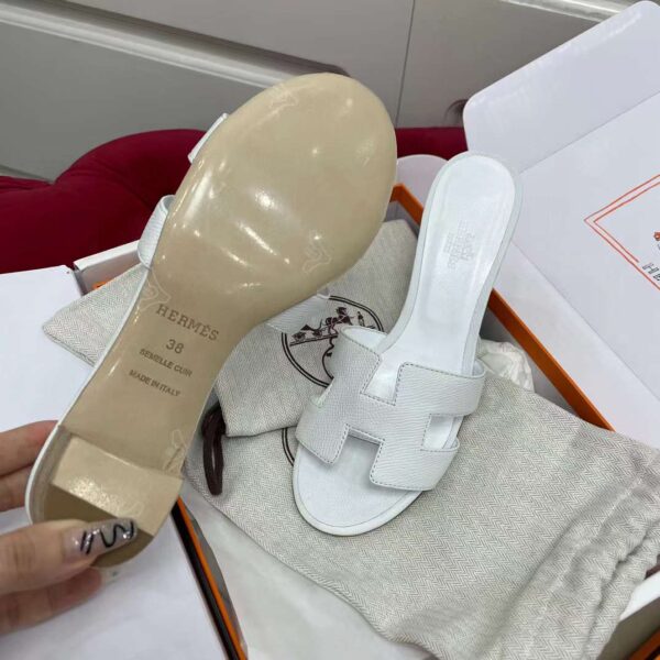HERMES H LOGO sandal