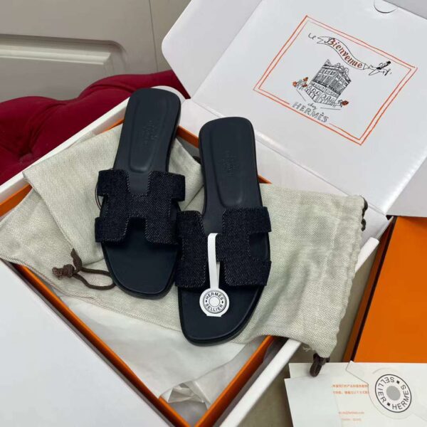 HERMES H LOGO sandal