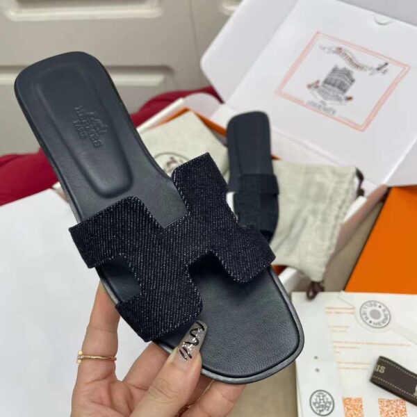 HERMES H LOGO sandal