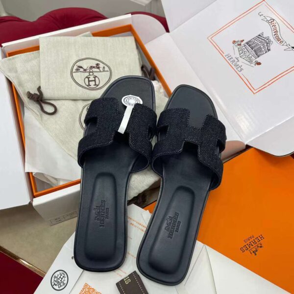 HERMES H LOGO sandal