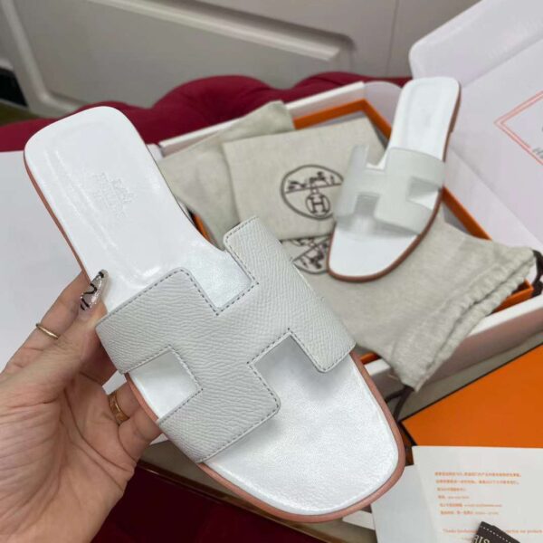 HERMES H LOGO sandal