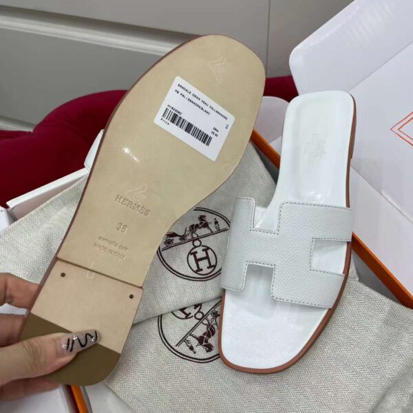 HERMES H LOGO sandal