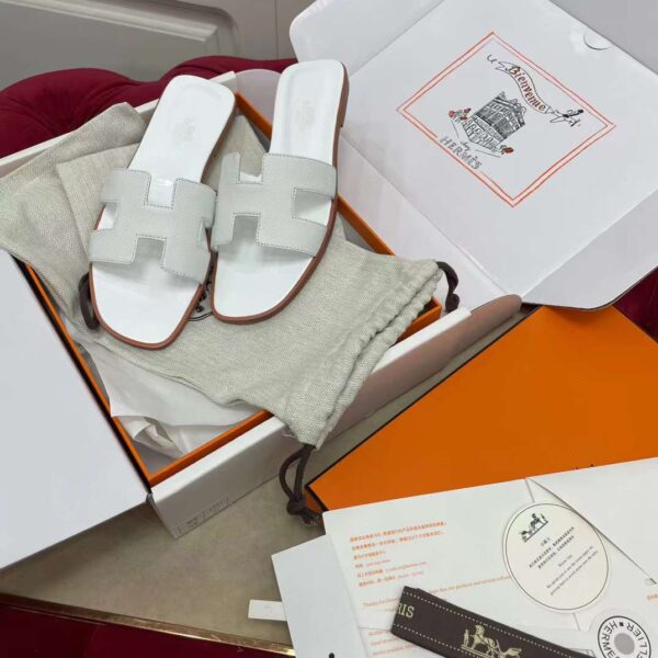 HERMES H LOGO sandal
