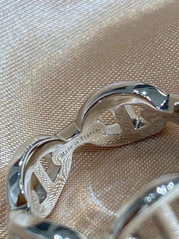 HERMES Chaine d'ancre Enchainee ring