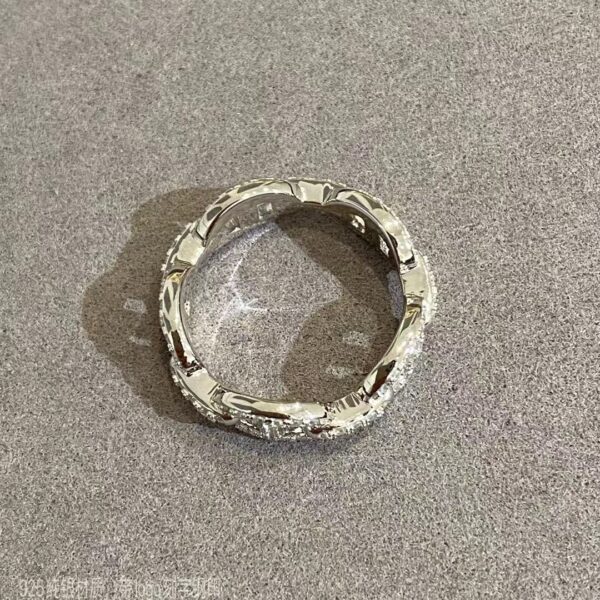 HERMES Chaine d'ancre Enchainee ring