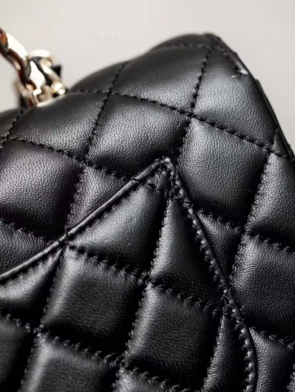 CHANEL MINI FLAP BAG WITH TOP HANDLE