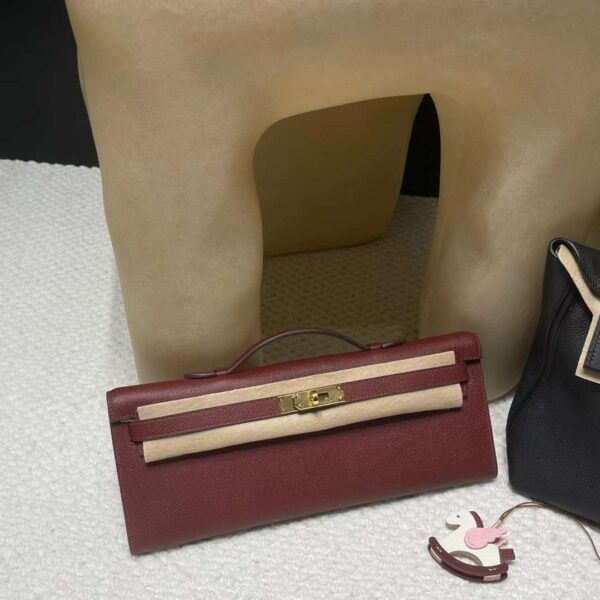 HERMES KELLY CUT bag for dinner 55colour