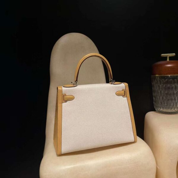 HERMES KELLY 28 TOILE H  4b colour