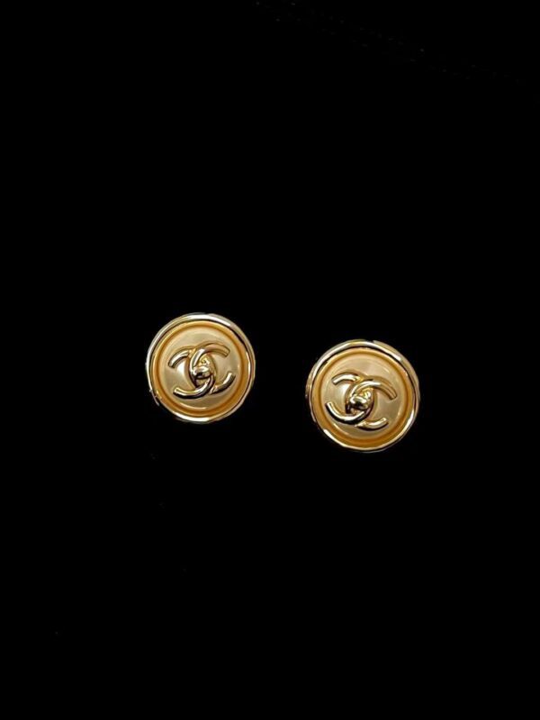 CHANEL Stud Earrings