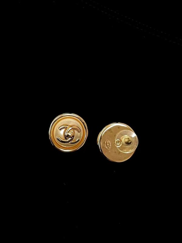 CHANEL Stud Earrings