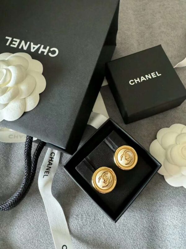 CHANEL Stud Earrings