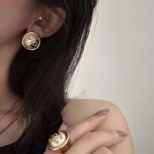 CHANEL Stud Earrings