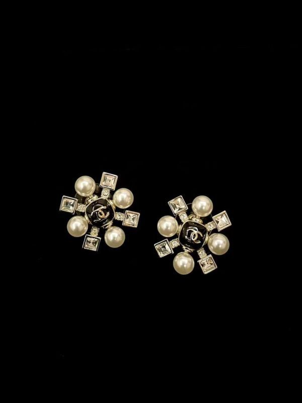 CHANEL Stud Earrings