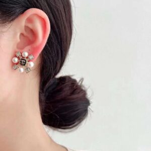 CHANEL Stud Earrings