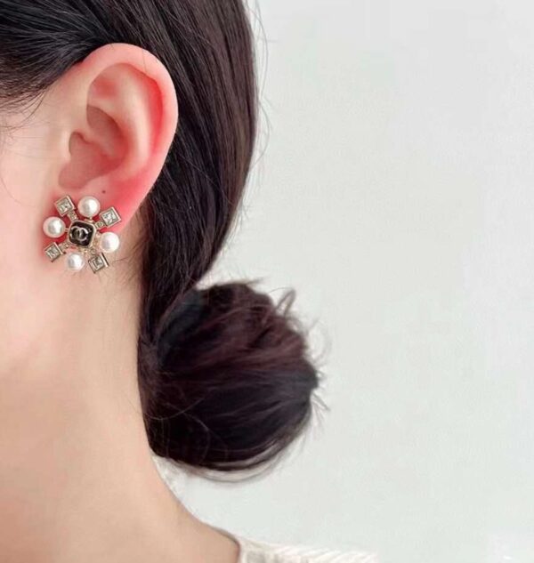 CHANEL Stud Earrings