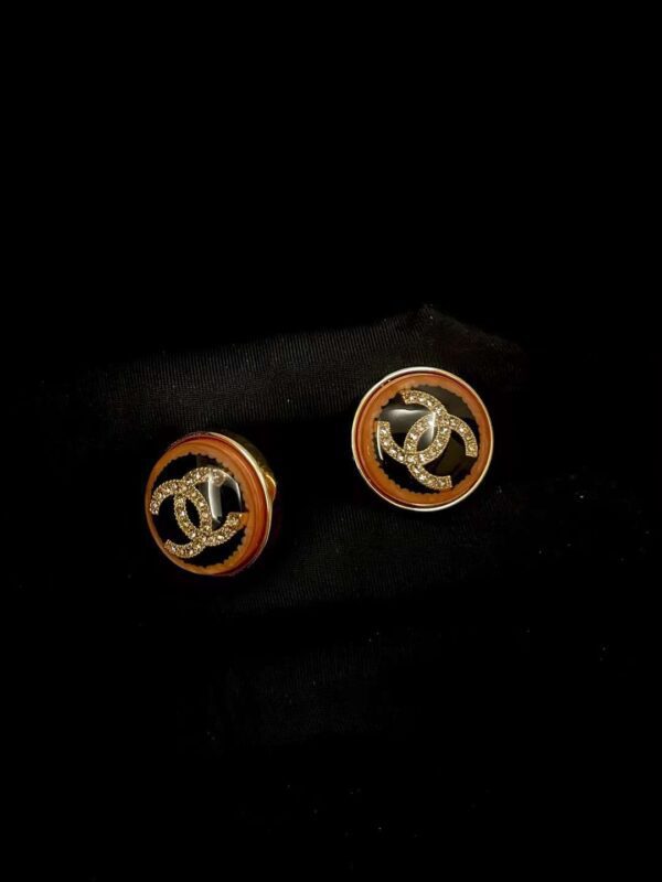 CHANEL Stud Earrings