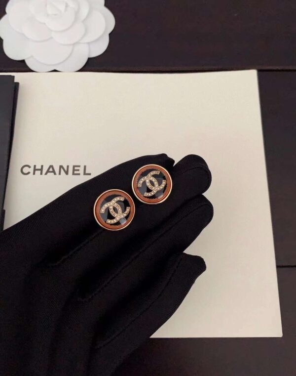 CHANEL Stud Earrings
