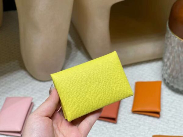 HERMES Calvi Duo Compact card holder