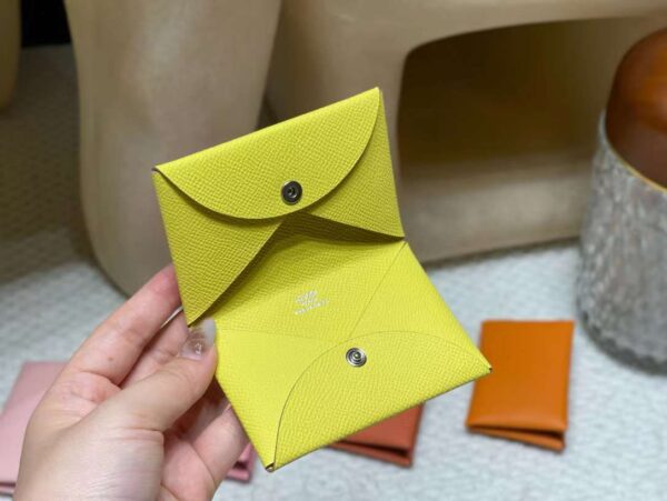 HERMES Calvi Duo Compact card holder