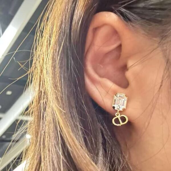 DIOR Petit CD Earrings