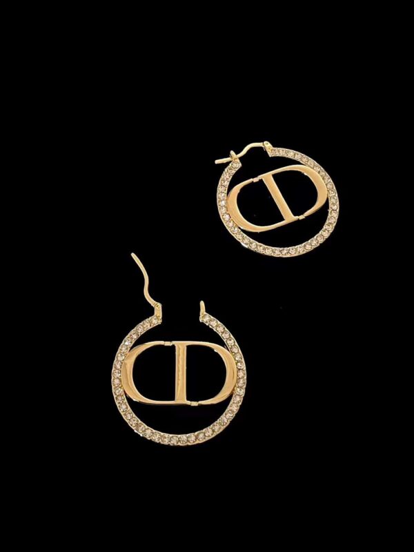 DIOR Petit CD Earrings