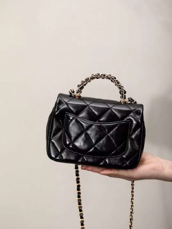 CHANEL Mini Flap Bag with Top Handle
