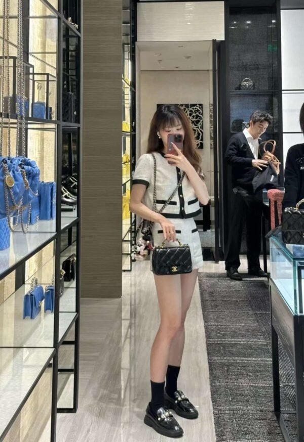 CHANEL Mini Flap Bag with Top Handle