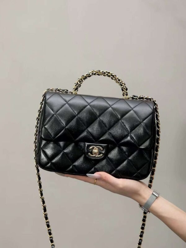 CHANEL mouth cover with handle