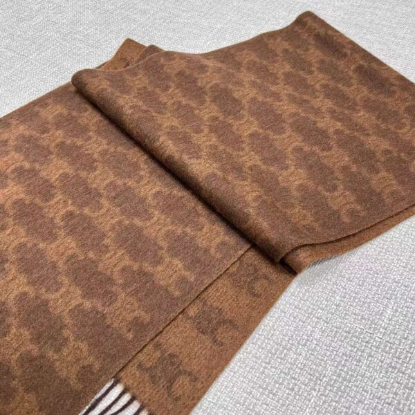 CELINE Arc de Triomphe cashmere scarf