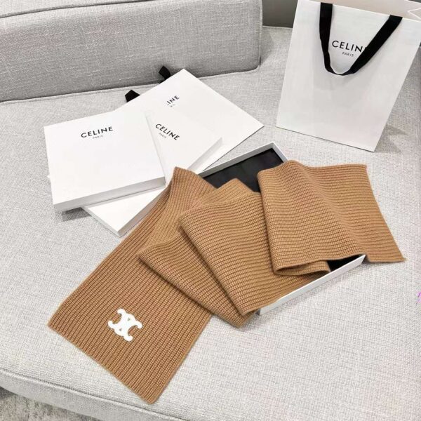 CELINE Cashmere Scarf& BEANIE