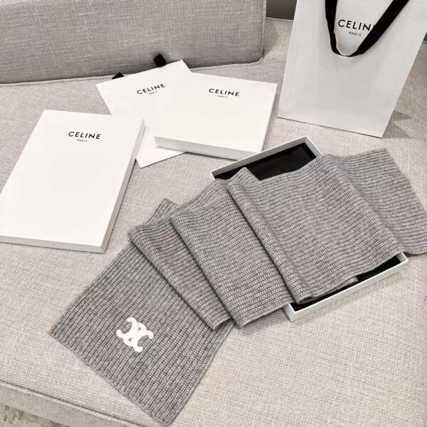 CELINE Cashmere Scarf& BEANIE