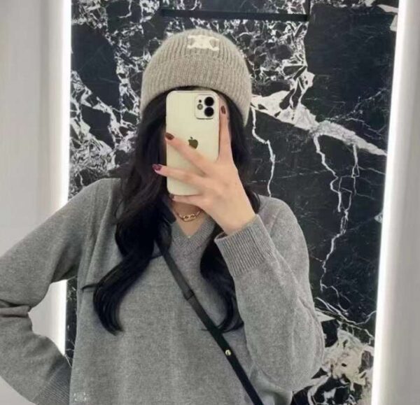 CELINE Cashmere Scarf& BEANIE