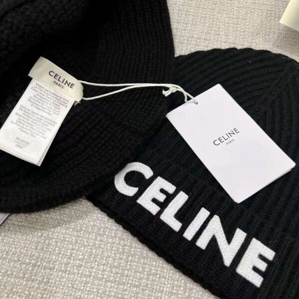 CELINE Cashmere Scarf& BEANIE