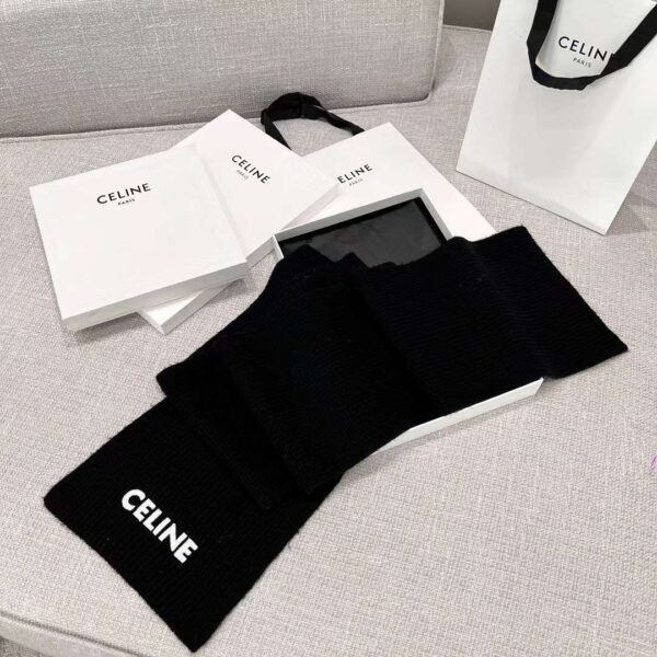 CELINE Cashmere Scarf& BEANIE