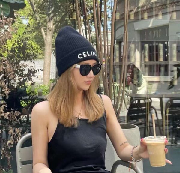 CELINE Cashmere Scarf& BEANIE