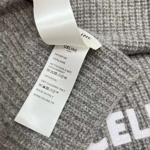 CELINE Cashmere Scarf& BEANIE